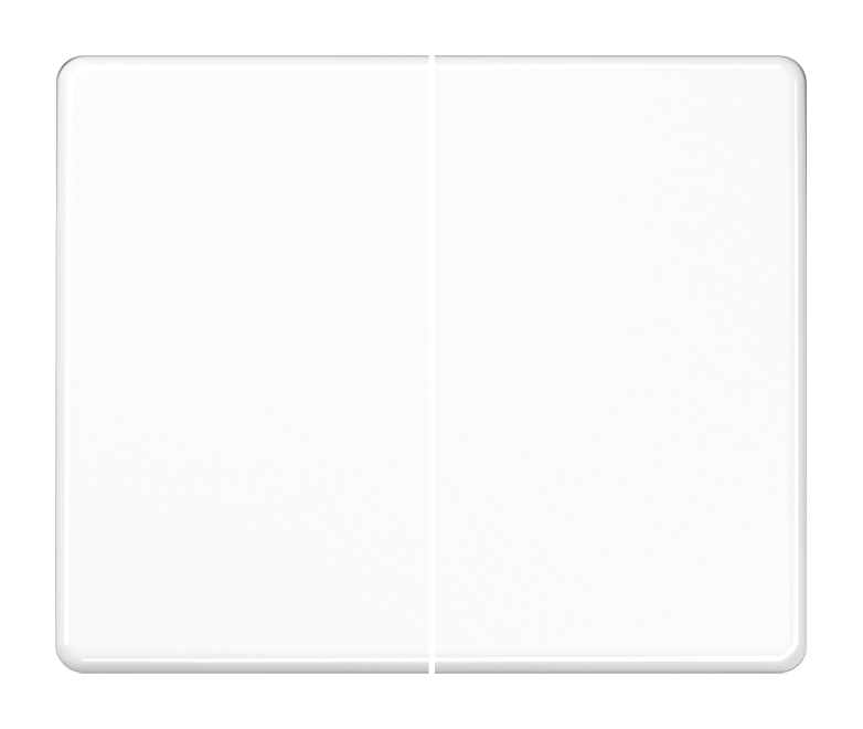 Клавиша двойная JUNG SL 500, белый