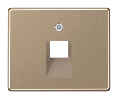 Накладка на розетку информационную JUNG SL 500, бронзовый
