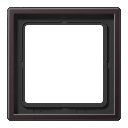 Рамка 1 пост JUNG LS METAL, темный алюминий