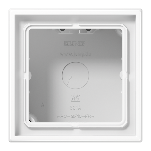 LS990 Коробка 1-ная для накладного монтажа,бел.