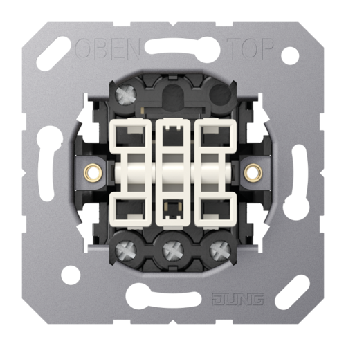 Выключатель A 500, A flow, A 550, A creation, A plus, AS 500, AS 500 Ударопрочная, LS 990, LS plus, LS-design, трехклавишный, без подсветки