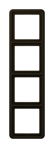 Рамка 4 поста JUNG CD 500, коричневый