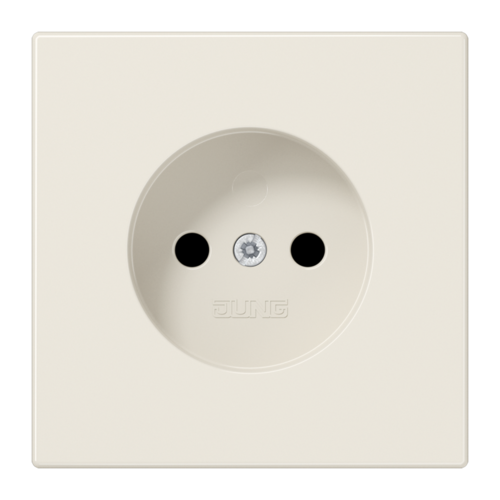 Розетка JUNG LS 990, скрытый монтаж, слоновая кость