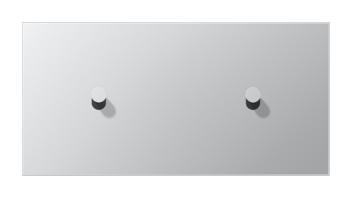 Накладка тумблера JUNG LS1912, алюминий