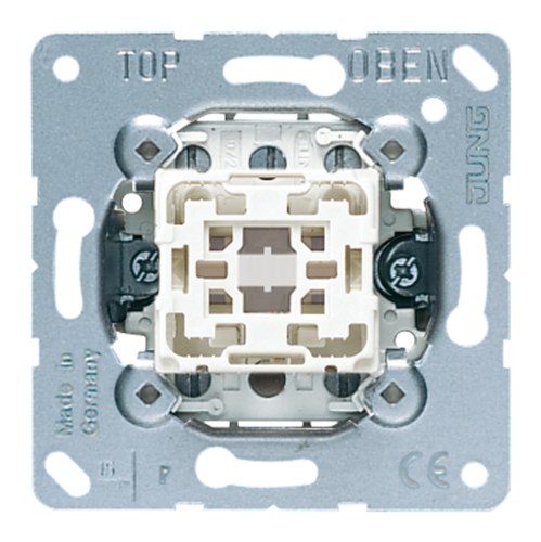 JUNG Мех Выключатель 1-клавишный кнопочный с нейтральным положением