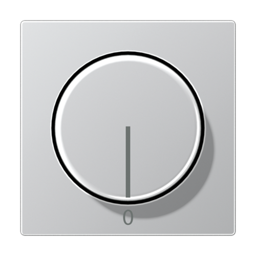 JUNG Алюминий Накладка регулятора скорости 245.20 (лакированный дюропласт)