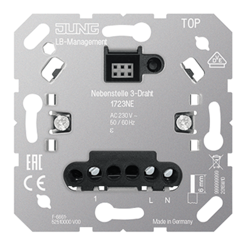 JUNG 1723NE Спутниковая вставка 3-проводная