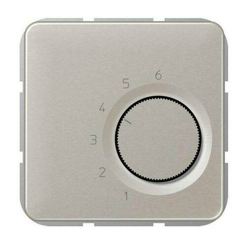 Терморегулятор Jung, механический, платина, TRCD236PT