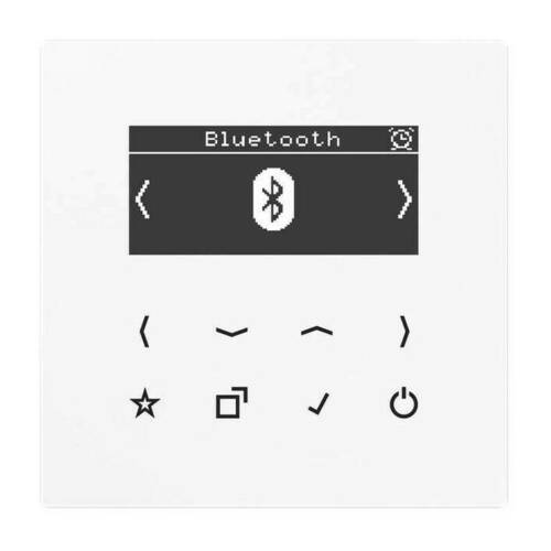 Цифровое радио Jung LS 990, с дисплеем, электронный, белый, DABLSBTWW