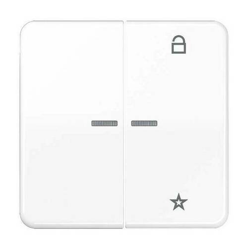 Накладка на жалюзийный выключатель Jung, белый, CD1701WW