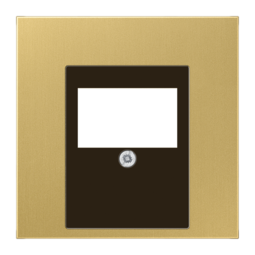 Накладка на аудиорозетку JUNG LS METAL, латунь