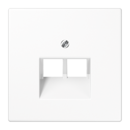 Накладка на розетку информационную JUNG LS 990, белый