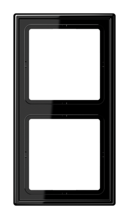 Рамка 2 поста JUNG LS 990, черный