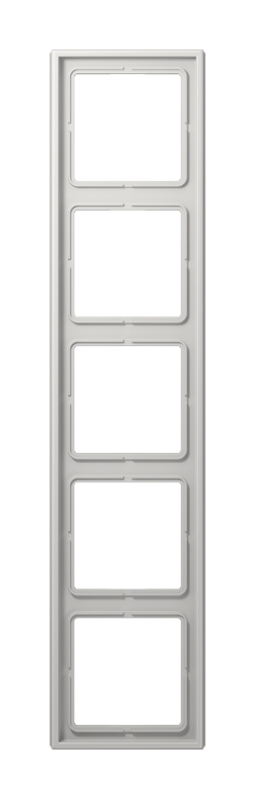 Рамка 5 постов JUNG LS 990, светло-серый