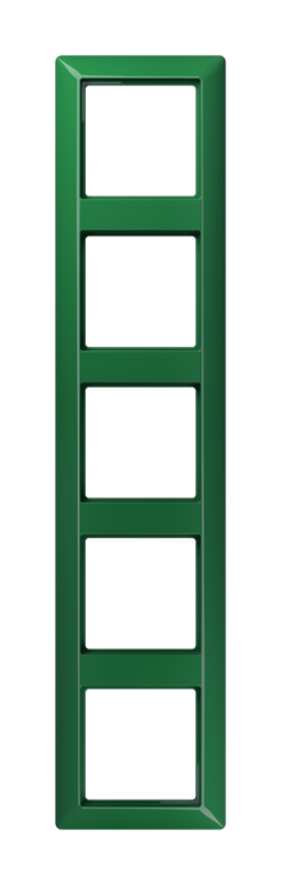 Рамка 5 постов JUNG AS 500, зеленый