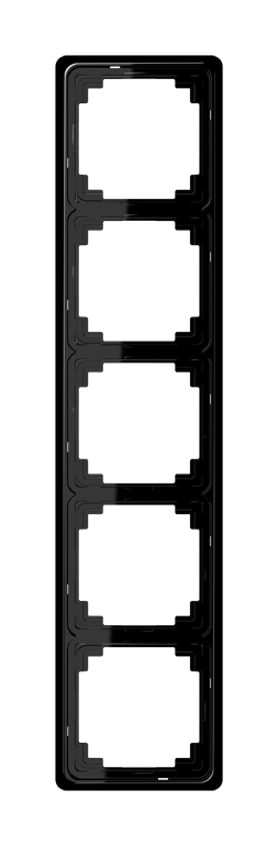 Рамка 5 постов JUNG CD 500, черный