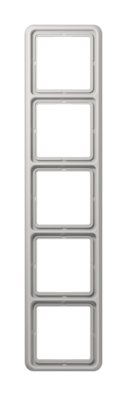 Рамка 5 постов JUNG CD 500, светло-серый