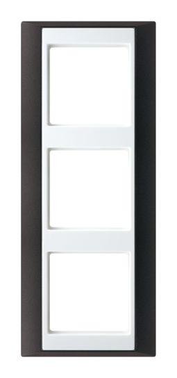 Рамка 3 поста JUNG A PLUS, антрацит