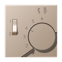 Накладка на термостат JUNG А-СЕРИЯ, шампань