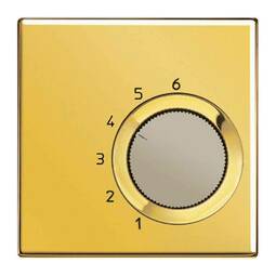 Накладка на терморегулятор Jung LS METAL, золотой, GOTR236PL