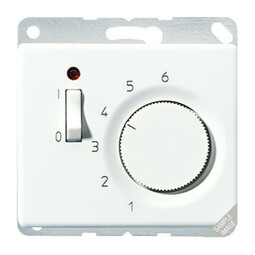 Терморегулятор Jung SL 500, механический, черный, TRSL241SW